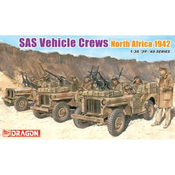 1/35 Dragon Models SAS Vehicle Crews North Africa 1942 – 6682