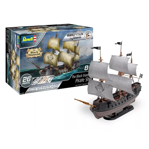 1/350 Revell-Monogram The Black Diamond Pirate Ship 1237