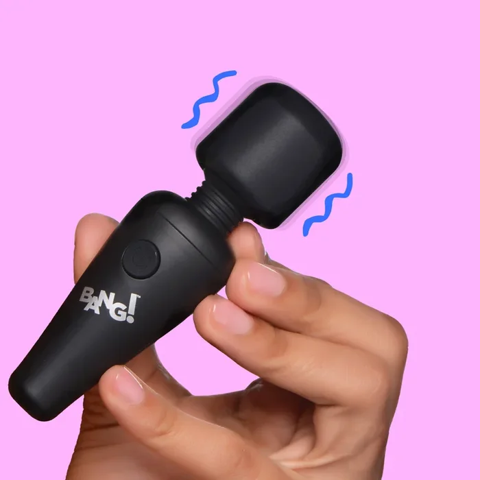 10X Ultra Powerful Silicone Mini Wand – Black