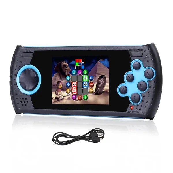 16 Bit Handheld Game For Kids Built In 230 Hd Classic Retro Video Games Usb