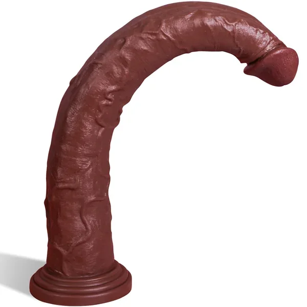 18.11 Inch Super Long Huge Big Thick Giant Dildo For Deepest Sex, No-Balls Design Realistic Small Glans Anal Plug Sex Toys With Strong Suction Cup,Flexible Large G-Spot Dildo For Women Men Gay
