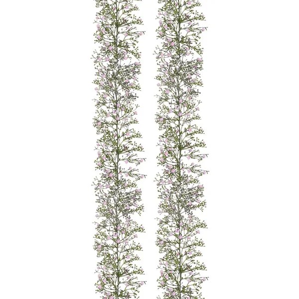 2 Pcs 5.8 Ft Artificial Baby Breath Flower Vines, Real Touch Faux Gypsophila H