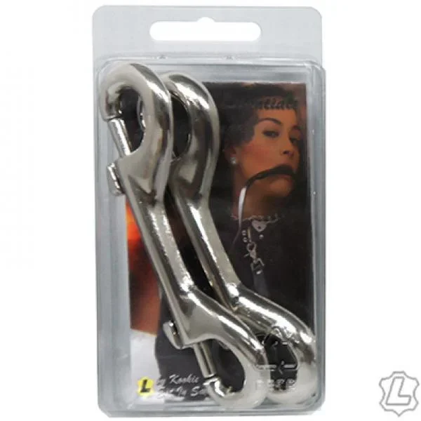 2 Piece 4″ Double Connector Chrome