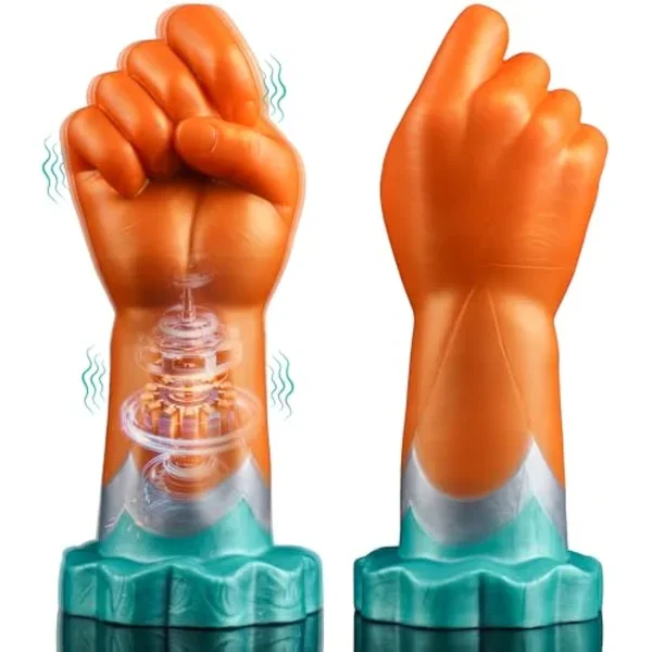 3.42″ Diameter Realistic Fist Dildo Vibrator, Thick Hand Dildo Anal Stretcher With 10 Strong Vib Modes, Large Butt Plug Silicone Anal Plug Huge Monster Cock With Suction Cup, Sex Toys For Men Women