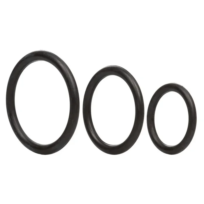 3 Piece Rubber Ring Set – Durable Elastic Cock Ring Set