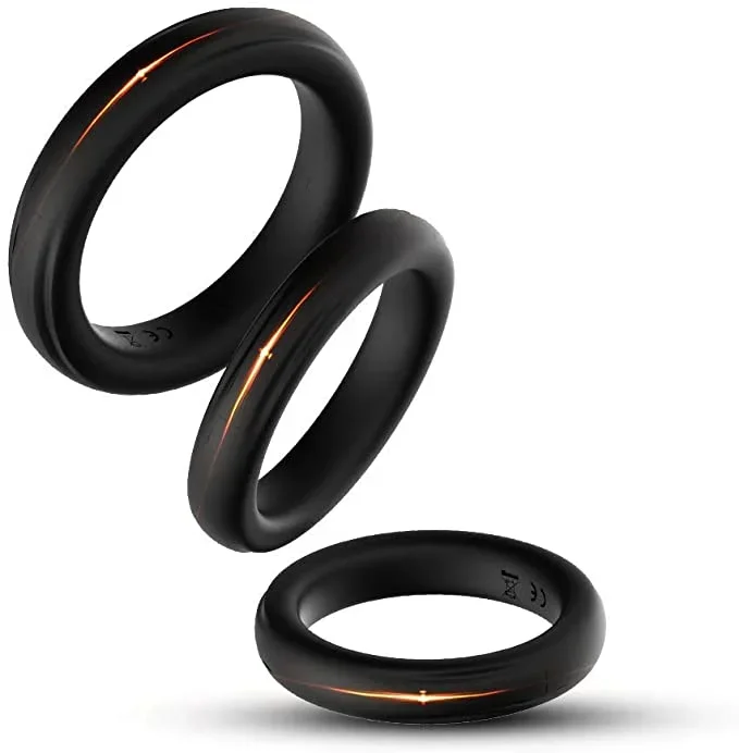 3 Piece Size Differentiated Male Enhancement Cock Ring Set