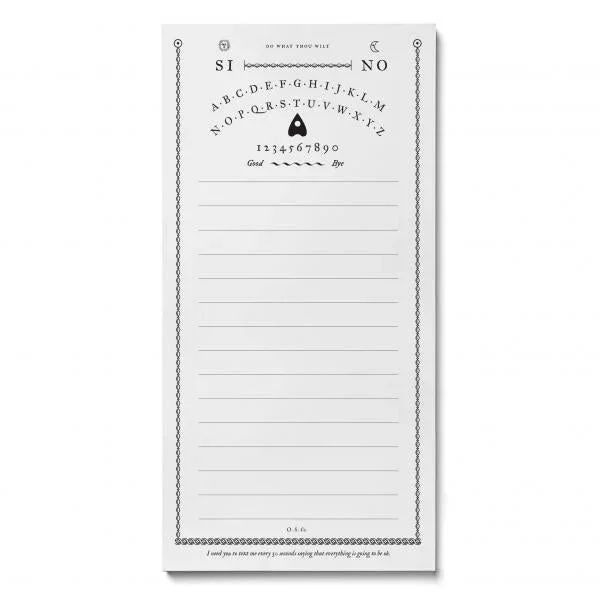 4.25″ X 8.5″ Spirit Board Market Pad