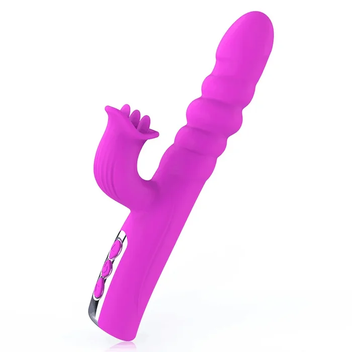 5 Licking 8 Telescopic Rechargeable G Spot Vibrator