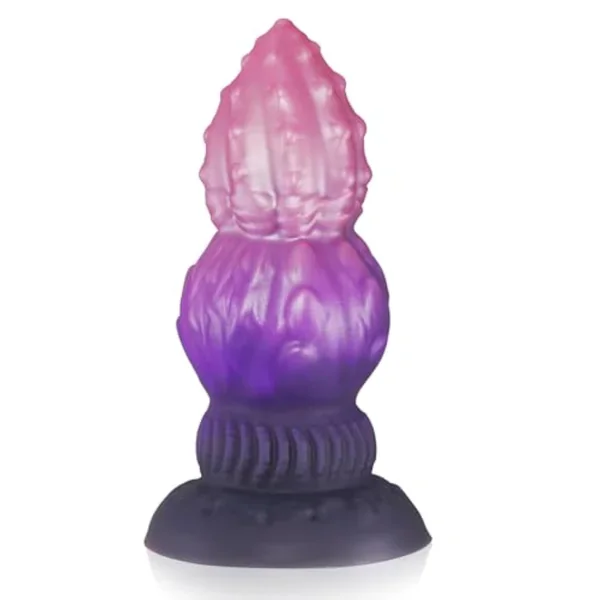 7.6” Thick Dildo, Huge Monster Dildo, Knot Dildos With Suction Cup, Purple Fantasy Sex Toy For Clitoral Vaginal Anal Stimulation, Silicone Thick Anal Dildos For Women, Men, Couples Adult Toys