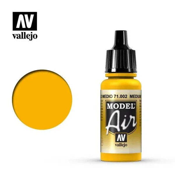 71.002 Vallejo Model Air Medium Yellow 18ml