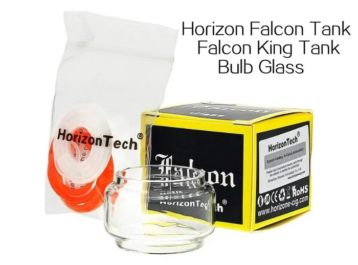 7mL Bulb Pyrex Glass Tube for Horizon Falcon/Falcon King Tank