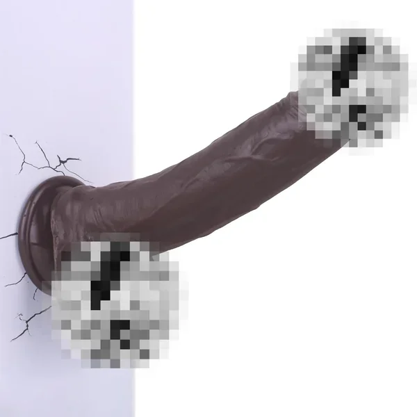 8 Inch Long Realistic Dildo, Soft & Flexible Anal Plug Sex Toy With Strong Suction Cups For Women & Men, G-Spot Stimulation Butt Play Plug Toy, Realistic Fake Penis For Vagina Anal Play