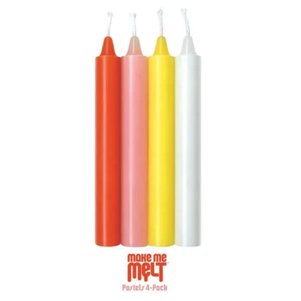 9’S Make Me Melt Candle Passionettes – Erotic Wax Play Candle Set for Sensual BDSM Fun