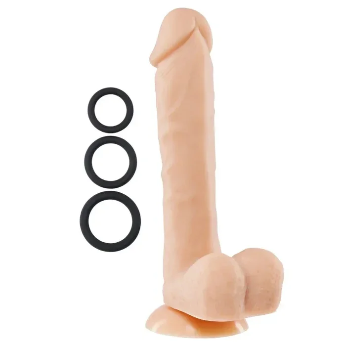9″ Silicone Pro Odorless Dong – Flesh