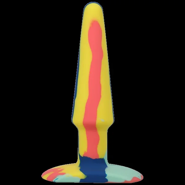 A Play 5” Groovy Silicone Anal Plug – Sunrise