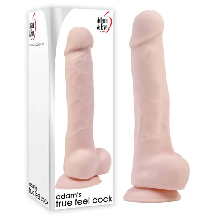 Adam & Eve Adam’s True Feel Cock – Flesh 17.8 cm (7”) Dong