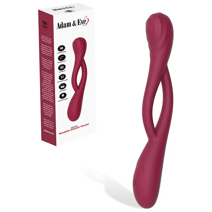Adam & Eve INFINITY – Red USB Rechargeable Bendable Vibrator