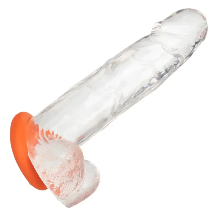 Alpha Liquid Silicone Prolong Large Ring – Orange