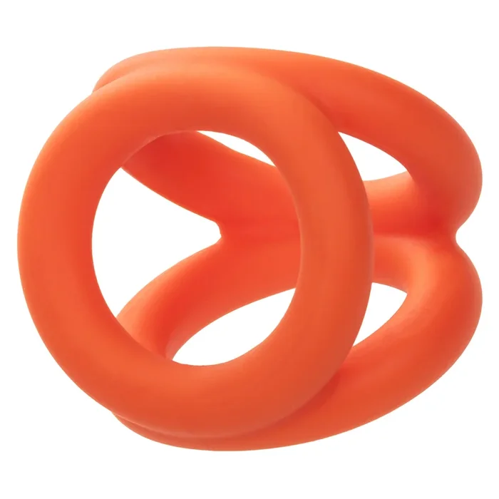 Alpha Liquid Silicone Tri-Ring – Orange Orange