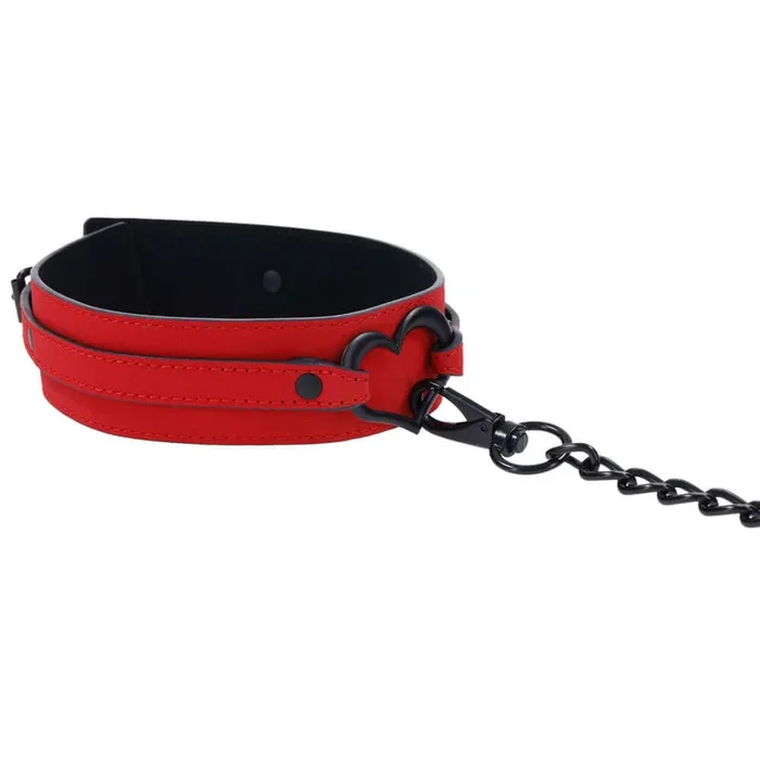 Amor Collar and Leash – Red