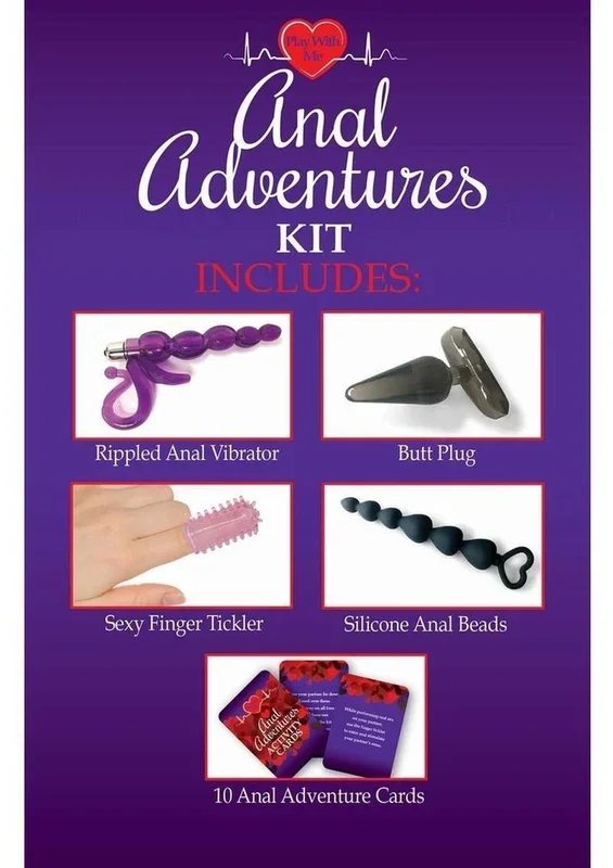 Anal Adventures Kit Complete Silicone Toy Set