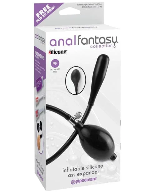 Anal Fantasy Collection Inflatable Silicone Ass Expander – Black