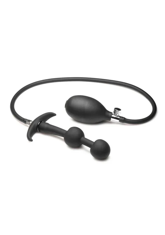 Ass Rattler Inflatable Silicone Anal Plug – Weighted for Extra Pleasure