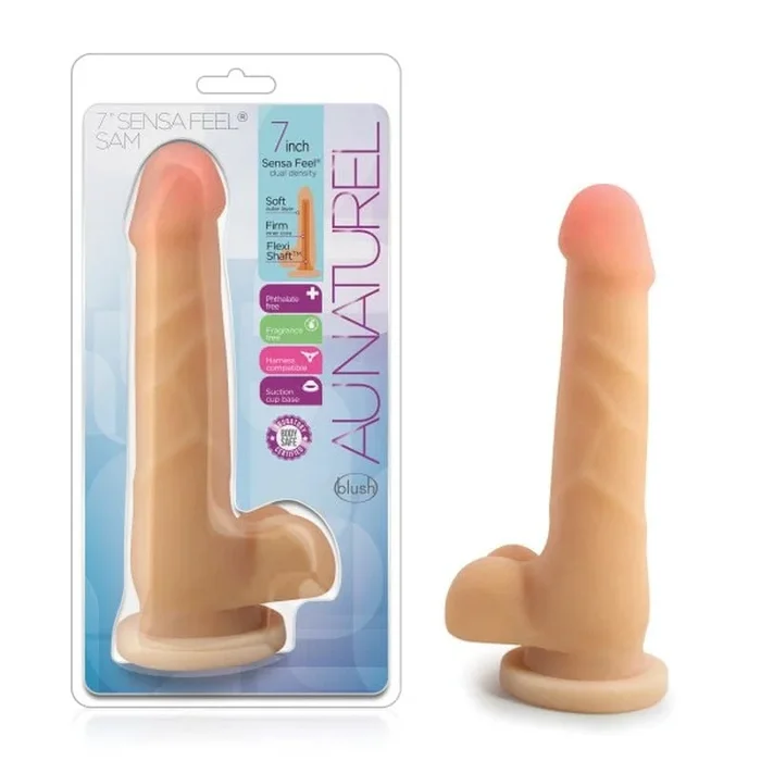 Au Naturel Sam 7in Realistic Dual Density Pleasure Toy