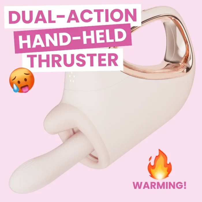 Automatic Thrusting and Vibrating Telescopic Sex Machine – It’s Warming!
