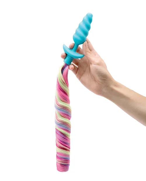 b-Vibe Unicorn Tail Vibrating Butt Plug – Special Edition