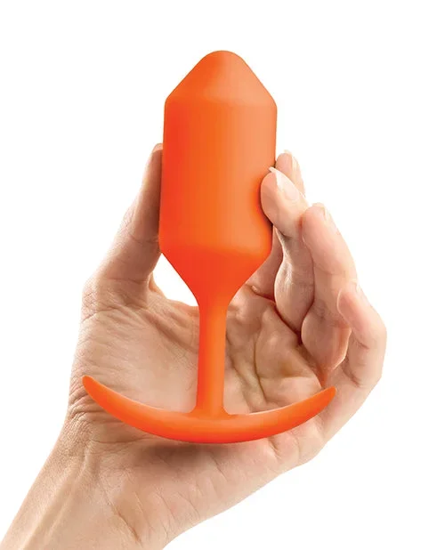 b-Vibe Weighted Snug Plug 3 – 180 g Orange