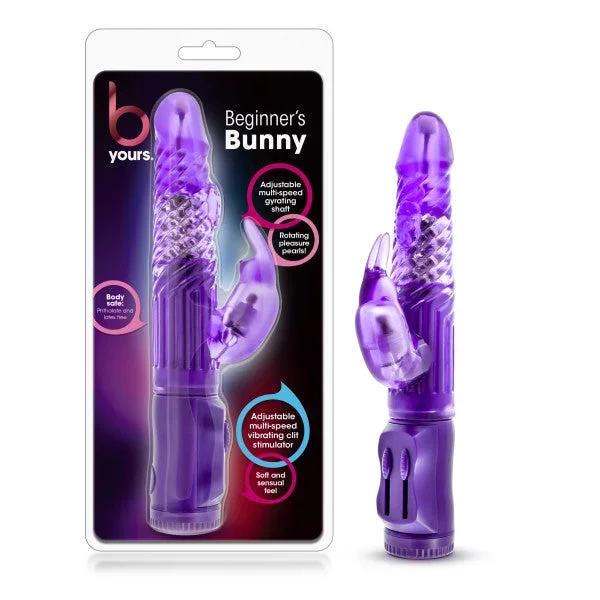 B Yours – Beginner’s Bunny – Purple 22.2 cm (8.75”) Rabbit Vibrator