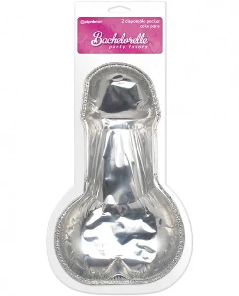 Bachelorette Party Favors Disposable Pecker Cake Pans – Pack of 2