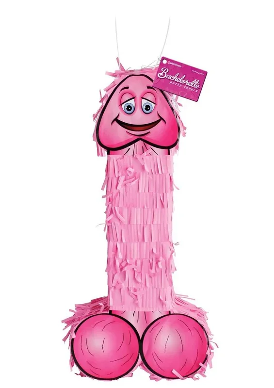 Bachelorette Party Favors Pecker Pinata 18in – Pink