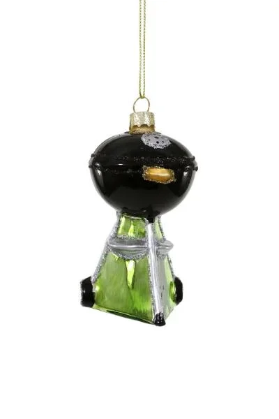 Backyard Grill Ornament – Black