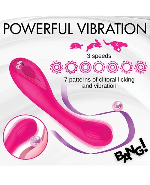 Bang! G-Spot Silicone Vibrator – Pink