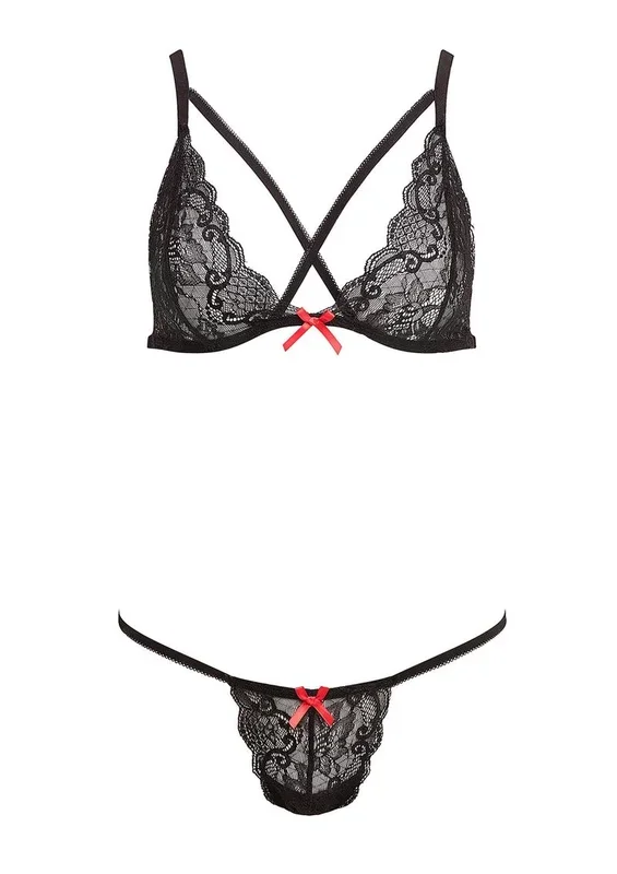 Barely Bare X Strap Bralette