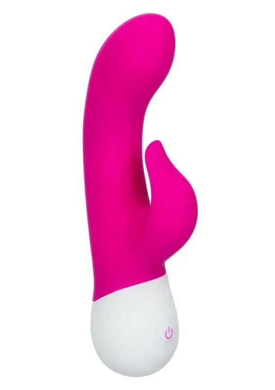 Basic Essentials Rechargeable Dual Pleaser Rechargeable Silicone Vibrator