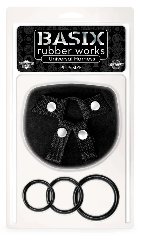 BASIX RUBBER WORKS UNIVERSAL HARNESS PLUS SIZE