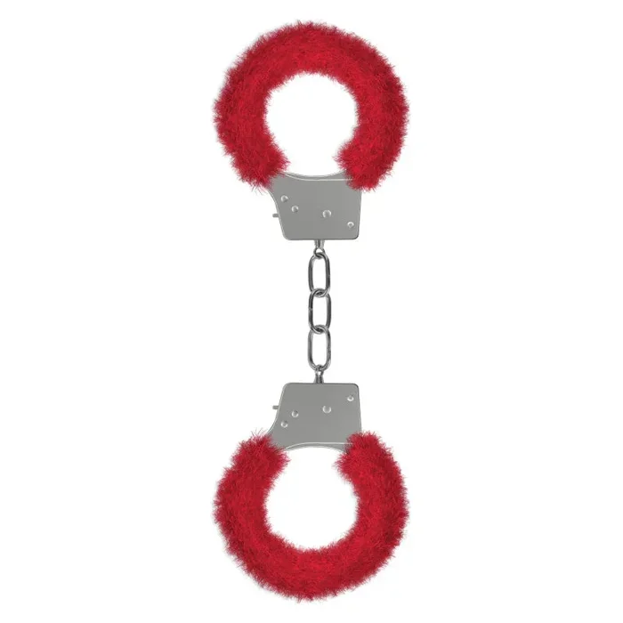 Beginner’s Furry Handcuffs – Red