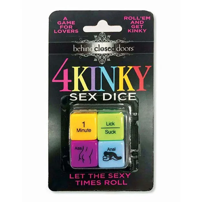 Behind Closed Doors – 4 Kinky Sex Dice – Dice Game for Couples
