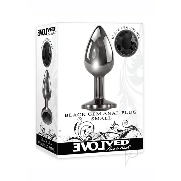 Black Gem Anal Plug Small