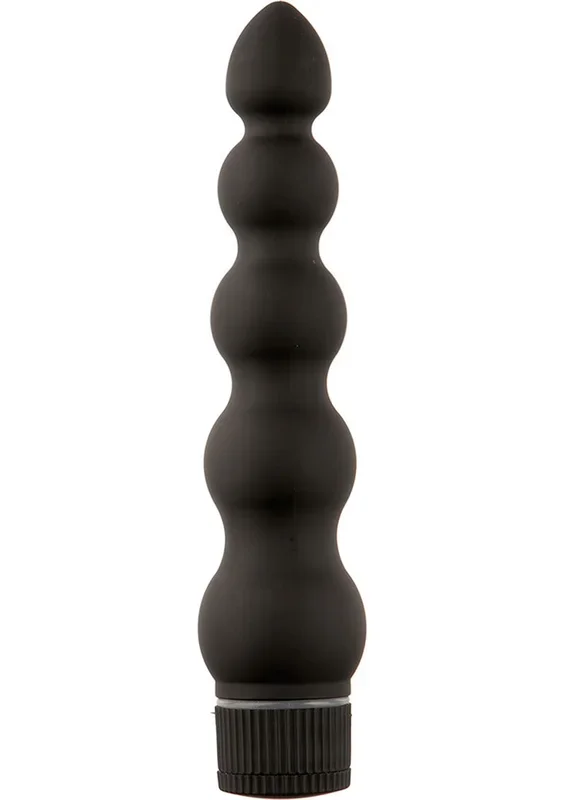 Black Magic Ribbed Waterproof Vibrator