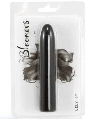 Bloomers Lily Vibrator 5 inches Black