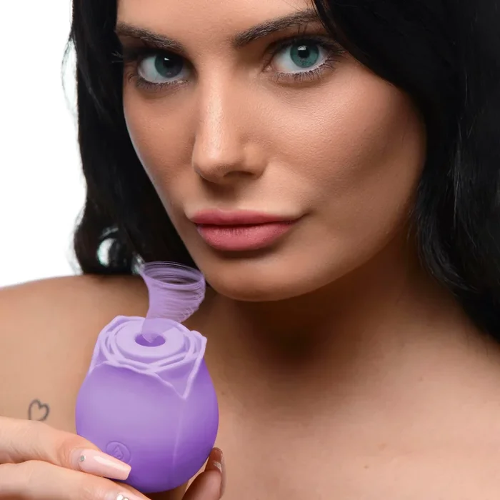 Bloomgasm Wild Rose 10X Suction Clit Stimulator – Purple