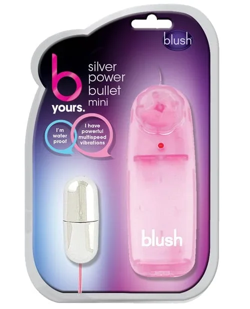 Blush B Yours Silver Bullet Mini – Pink Controller