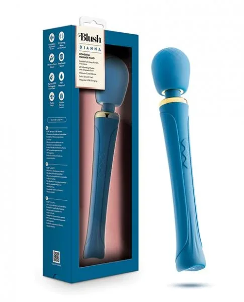 Blush Dianna Wand Massager – Teal