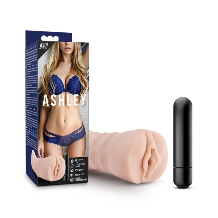 Blush M For Men Vibrating Masturbator – Ashley