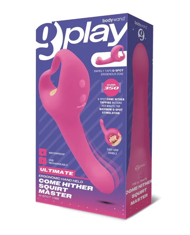 Bodywand G Play Come Hither Squirt Master Pink G Spot Stimulator