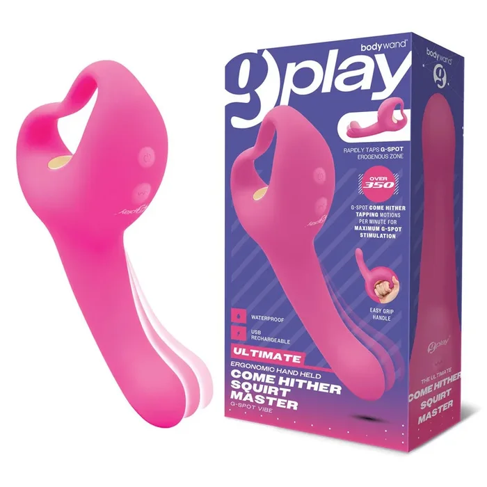 Bodywand G-Play Ultimate Come Hither Squirt Master – Pink 19 cm USB Rechargeable Vibrator